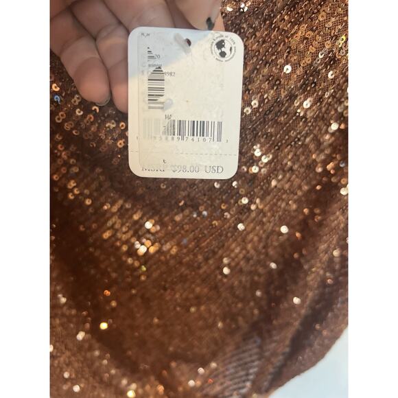 Intimately Free People Velvet Sequin Bodysuit Tank Size S Festival Party Event - Picture 6 of 16